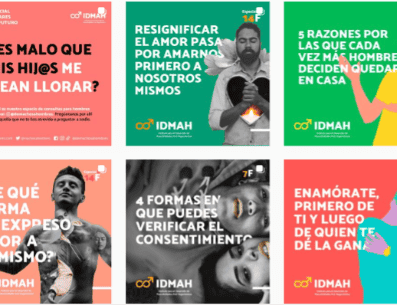 El Instituto para el Desarrollo de las Masculinidades Antihegemónicas  (IDMAH) busca crear espacios para desarticular el machismo desde las masculinidades sea cual sea tu orientación sexual. INSTAGRAM / @demachosahombres