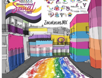 Marcha del Orgullo LGBT+ Zacatecas 2023. INSTAGRAM/@pridezac2023