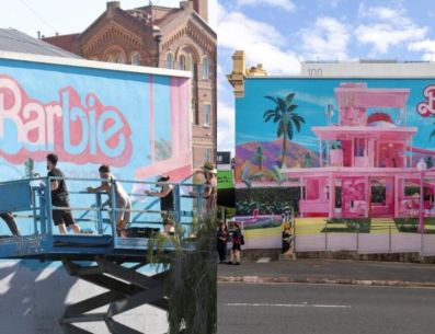 La agencia de publicidad australiana Apparition Media fue la encargada de elaborar este mural que se encuentra en la ciudad de Brisbane. Instagram/@apparitionmedia
