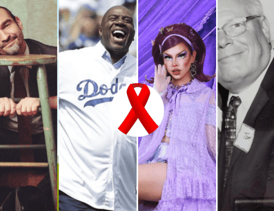 Celebridades del mundo de la actuación, el deporte, el drag y la política rompen el estigma y salen del clóset serológico. INSTAGRAM/@javiermofficial - @magicjohnson - @itsgeorgieboy - @sentomduane | FACEBOOK/Fundasida, El Salvador