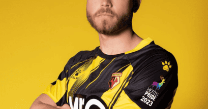 Equipo británico estrena logo LGBT+. TWITTER/@WatfordFC