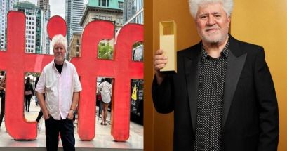 Pedro Almodóvar no se ve sin hacer cine. Instagram/@todoalmodovar/@tiff_net