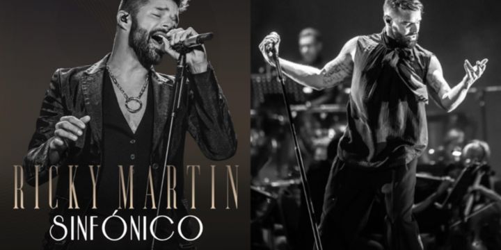 En “Sinfónico” , Ricky se acompaña de más de 50 músicos. Facebook/@RickyMartinOfficialPage