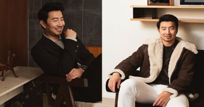 En la sesión de fotos podemos ver a Simu Liu con un look ideal para la próxima temporada de invierno. Instagram/@ellementhailand