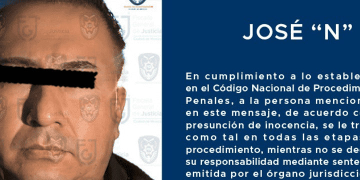 La detención tuvo lugar en la ciudad de Pachuca, en el estado de Hidalgo. TWITTER/@PDI_FGJCDMX