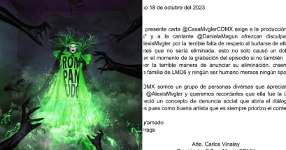 La polémica en torno a su eliminación polariza opiniones, no obstante su equipo fan defiende su postura de trato digno y respetuoso.  INSTAGRAM/@alexismvgler | FACEBOOK/Casa Mvgler CDMX