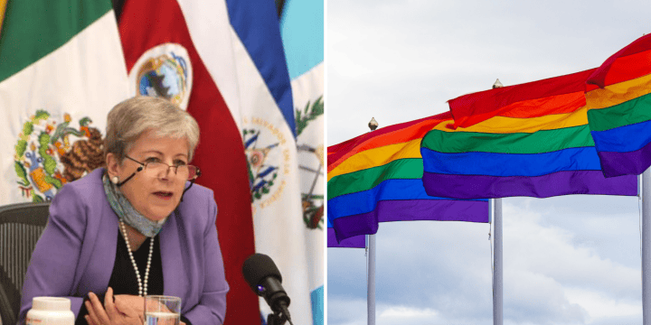 Canciller alza la voz contra el bullying y a favor de juventudes LGBT. TWITTER/@aliciabarcena | UNSPLASH/Jas Min