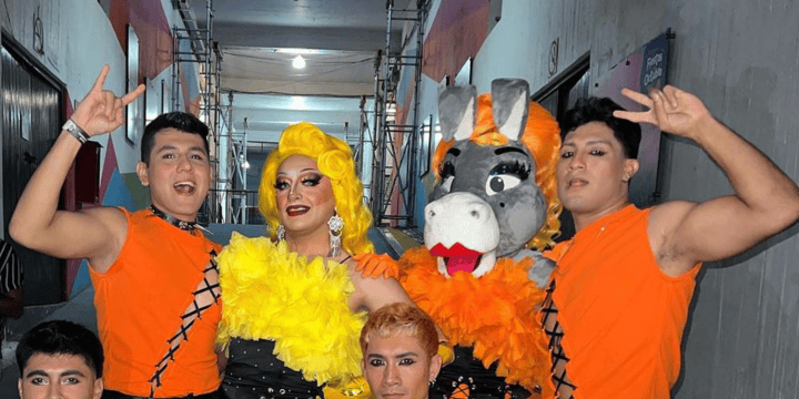 Con un increíble talento y personalidad las drag queen regiomontanas deslubraron en las "Fiestas de Octubre 2023". INSTAGRAM/@