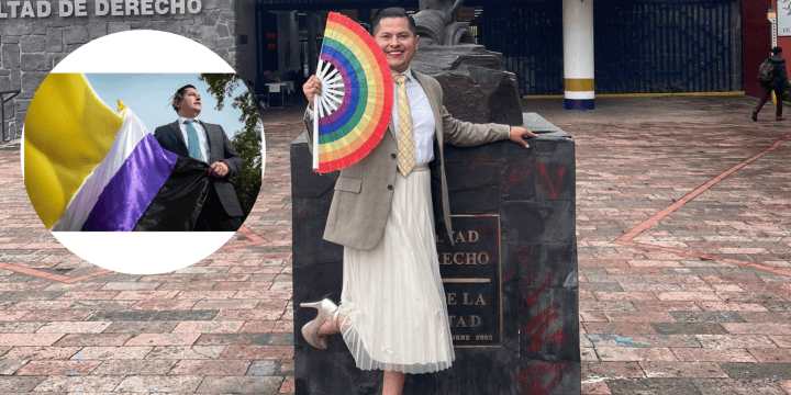 Lx nuevx  Maestre en Derecho, hace historia nacional y latinoamericana tras su nuevo grado. TWITTER/@ocielbaena | INSTAGRAM/@ocielbaena