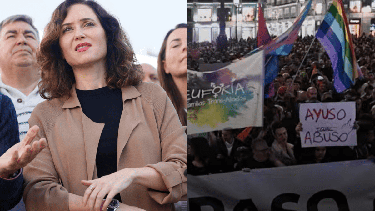 Protestan en Madrid contra las reformas de las leyes Trans y LGBT+ ...