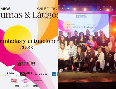 La FELGTBI+ dedicó su premio "Látigo" a los líderes del PP, Alberto Núñez Feijóo, y de Vox, Santiago Abascal. INSTAGRAM/ @felgtbi