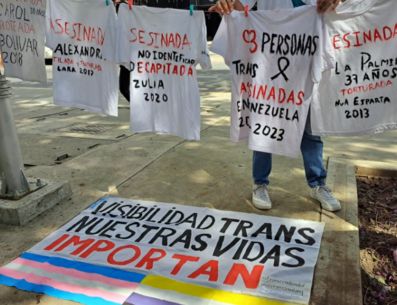 Al día de hoy no existe el matrimonio igualitario en Venezuela y las personas trans siguen obligadas a usar el nombre con el que las registraron al nacer y no con los que se identifican. Twitter/@ovlgbtiq