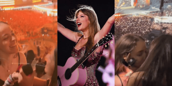 El romántico momento quedó grabado para la posteridad, y ya son miles de comentarios los que expresan creer que esta es una verdadera “Love Story”, como dice el tema de la cantante Taylor Swift. INSTAGRAM/ @taylorswift/ TIKTOK/ alilmrs