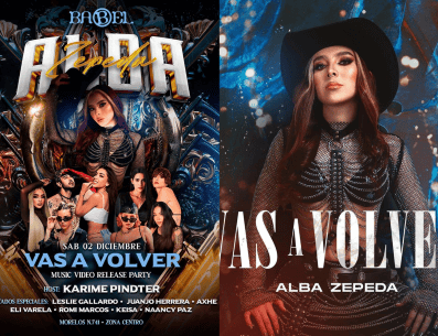 Visita el Babel -Gay club de Guadalajara- y disfruta, además, de la primicia del videoclip musical “Vas a querer Volver” de Alba Zepeda. INSTAGRAM/ @albacsz/ @babelclub