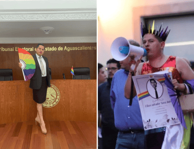 Ociel Baena fue le primer magistrade oficial y maestre titulado de todo México y Latinoamérica representando a la comunidad no binaria y LGBT+ en espacios político-electorales. FACEBOOK/Jesus Ociel Baena Saucedo