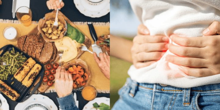 ¡Qué no te pase! Esta navidad come “con medida” y nada con exceso para evitar enfermedades gastrointestinales, como la gastroenteritis. PINTEREST