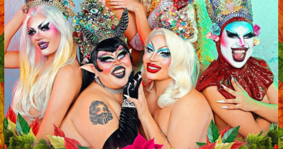La Más Draga presenta foto con todas las ganadoras para festejar Navidad 2023. INSTAGRAM/@lamasdraga