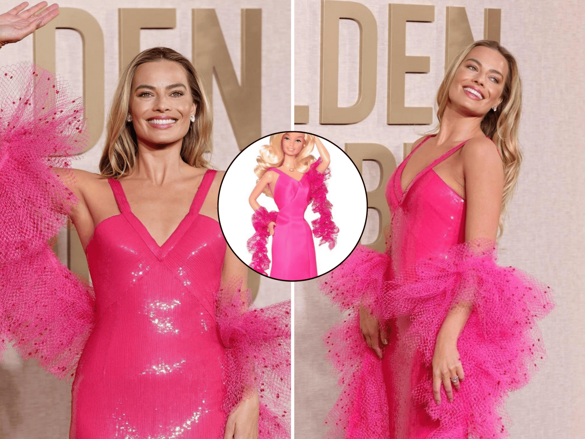 Vestidos de hotsell barbie con globos