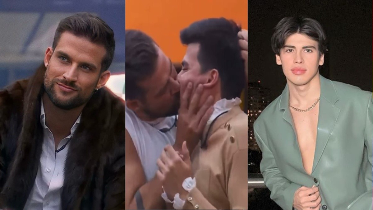 Clovis Nienow besa a La Divaza en La Casa de los Famosos (VIDEO