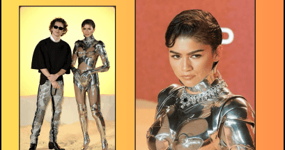 En comparación de su visita a México, la actriz optó esta vez por un look más futurista. INSTAGRAM/@