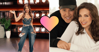 Thalía y Tommy Mottola se conocieron sin siquiera ella hablar inglés, comenta en entrevista. INSTAGRAM/@thalia
