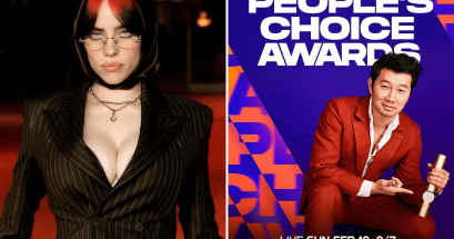 La cantante estadounidense se vio disgustada por la presencia de creadores de contenido al interior del importante evento. INSTAGRAM/@peopleschoice/@billieeilish