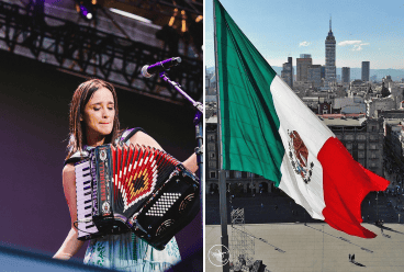 La cantante y compositora mexicana, ofrecera conicerto gratos en el marco del 8M. INSTAGRAM/@julietavenegasp | UNSPLASH/Zócalo CDMX
