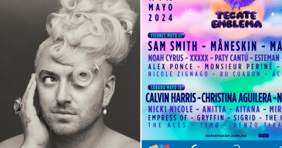 Sam Smith regresará a México para presentarse en el escenario del Tecate Emblema. INSTAGRAM/@samsmith/@tecate_emblema