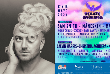 Sam Smith regresará a México para presentarse en el escenario del Tecate Emblema. INSTAGRAM/@samsmith/@tecate_emblema