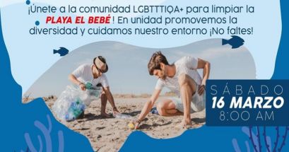 La cita será este sábado 16 de marzo a partir de las 8 am en playa El Bebé. Instagram/@orgullorosarito