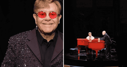 El famoso cantante británico  realiza show en gala de premiación, celebrando el trabajo de su compositor. INSTAGRAM/@eltonjohn