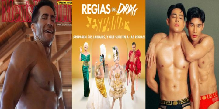 Esta semana hubo muchos chismecitos. Instagram/@menshealthmag/@regiasdeldrages/@jesseguinto