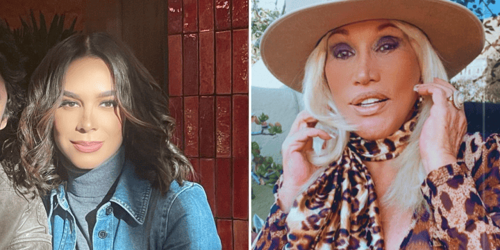 Las actrices protagonizaron "Dos mujeres, un camino", exitosa telenovela de 1995. INSTAGRAM/@bibygaytan/@lauraleontv