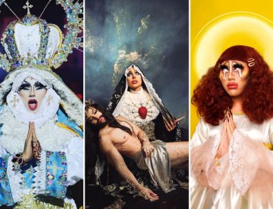 Moda, arte y gran estética estas artistas drag utilizan la religión como fuente de inspiración. INSTAGRAM/@ameliawaldorf / @sirenaes_gerardoleija / @dragsethlas