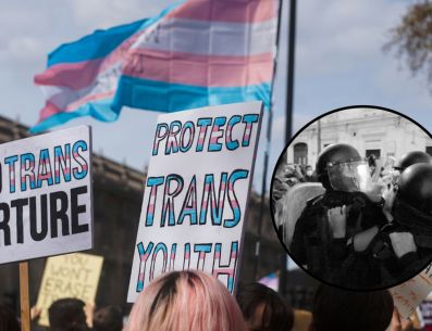 La protesta realizada el pasado 31 de marzo, fue apagada de manera violenta por autoridades el "Día de la Visibilidad Trans". UNSPLASH/ Karollyne Videira Hubert / Shalom de León