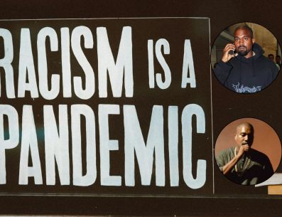 Kanye está nuevamente dentro del escándalo, ahora tras ser acusado de discriminación, racismo y acoso laboral. UNSPLASH/Jon Tyson | PINTEREST/GQ Magazine