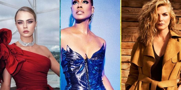 Estas son algunas de las mujeres LGTIQAP+ atractivas del espectáculo. INSTAGRAM/@montserrat33/@lavernecox/@caradelevingne
