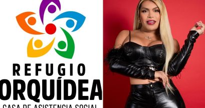 Wendy Guevara fue nombrada “embajadora” de Casa Orquídea, el único refugio para personas de la comunidad LGBT+ en SLP. INSTAGRAM/@soywendyguevaraoficial/@orquideacslp