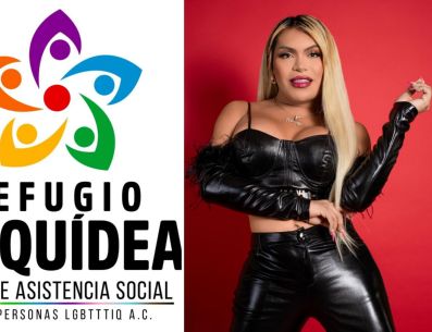 Wendy Guevara fue nombrada “embajadora” de Casa Orquídea, el único refugio para personas de la comunidad LGBT+ en SLP. INSTAGRAM/@soywendyguevaraoficial/@orquideacslp