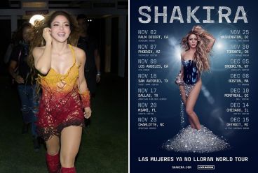 Shakira iniciará su gira "Las mujeres no lloran tour" en noviembre de este 2024. INSTAGRAM/@shakira