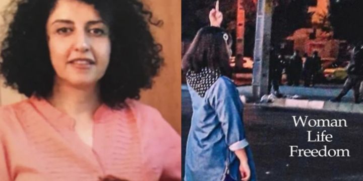 Aunque Narges se encuentra actualmente en la cárcel, cumpliendo una injusta condena, no deja el activismo ni su oposición hacia el régimen que restringe los derechos de las mujeres. Instagram/@narges_mohamadi_51